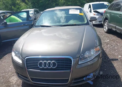 2007 Audi A4 2.0T из США, поврежденный, VIN WAUAF48H37K028939